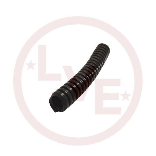 DROSSBACH 07LNDBSG0000XZS LOOM 1/4" X 3200FT SLIT NYLON BLACK W/GRAY STRIPE