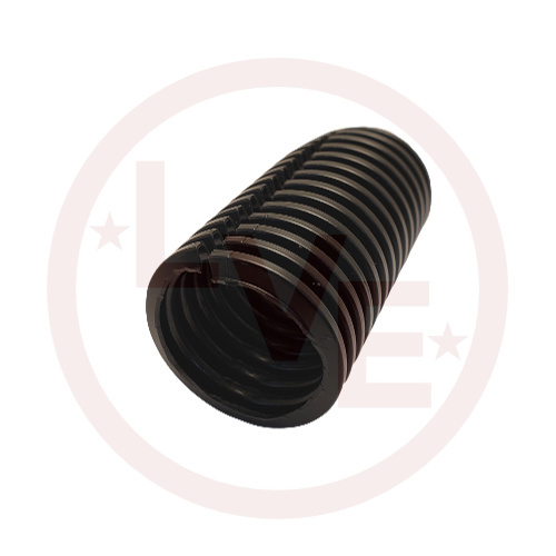 DROSSBACH 078PEBSX0000XZS LOOM 7/8" POLYETHYLENE SLIT BLACK