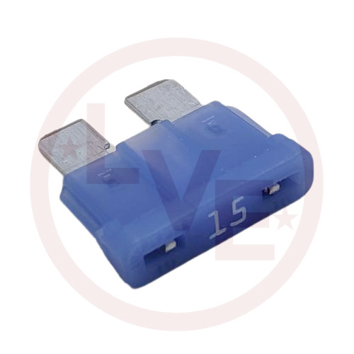 LITTELFUSE 0287015.PXCN FUSE 15A 32VDC FAST ACTING BLUE AUTOMOTIVE BLADE