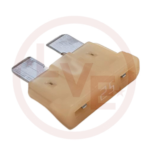 LITTELFUSE 0287025.PXCN FUSE 25A 32VDC FAST ACTING CLEAR AUTOMOTIVE BLADE