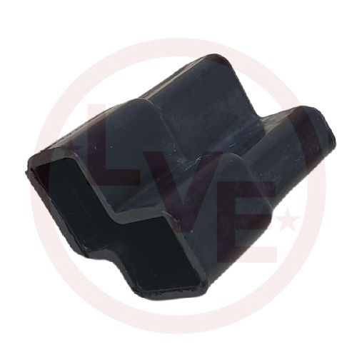 CONNECTOR 2 POS MALE BLACK 56 SERIES