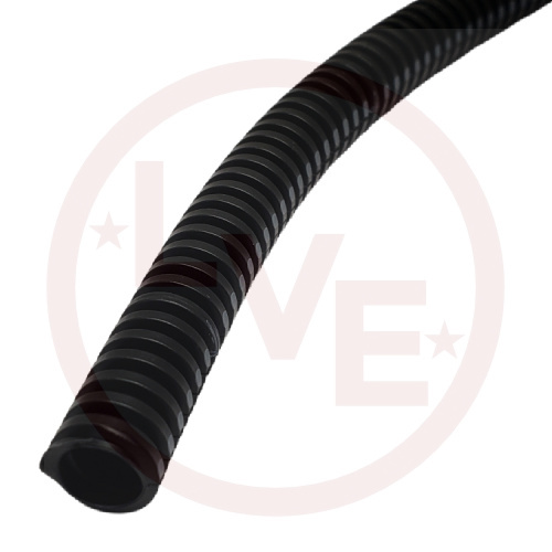 LOOM 1/4" NON-SLIT NYLON (D) BLACK