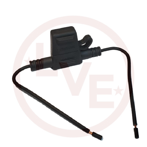 LITTELFUSE 0FHM0003ZXJB FUSE HOLDER INLINE MINI 30A 58VDC BLACK