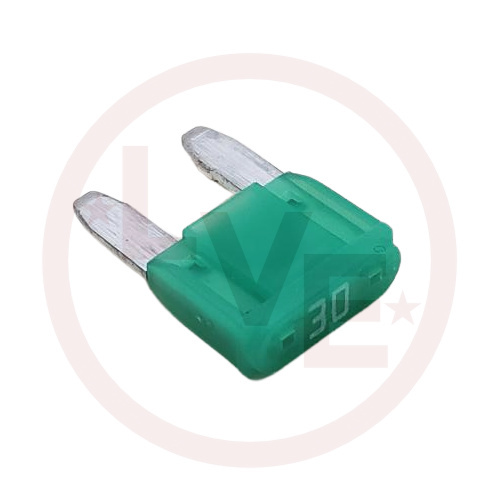 LITTELFUSE 0MIN030.MXGLO FUSE 30A 32VDC MINI SMART GLO