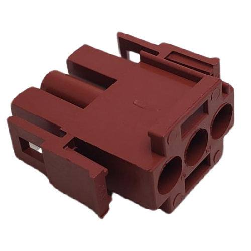AMP 1-350766-1 CONNECTOR PLUG 3 POS 94V-0 UNIVERSAL MATE-N-LOK BROWN