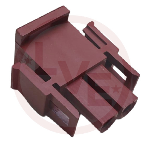 AMP 1-350777-1 CONNECTOR 2 POS PLUG UNIVERSAL MATE-N-LOK BROWN