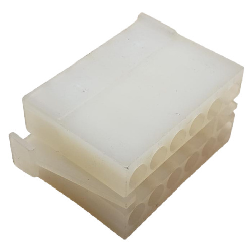 AMP 1-480287-0 CONNECTOR 12 POS PLUG COMMERCIAL MATE-N-LOK NATURAL .195"P