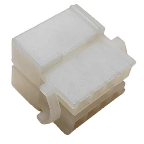 AMP 1-480345-0 CONNECTOR 8 POS RECEPTACLE COMMERCIAL MATE-N-LOK NATURAL .195"P