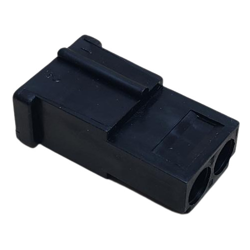 AMP 1-480393-1 CONNECTOR 2 POS PLUG HSG MATE-N-LOK BLACK .200"P