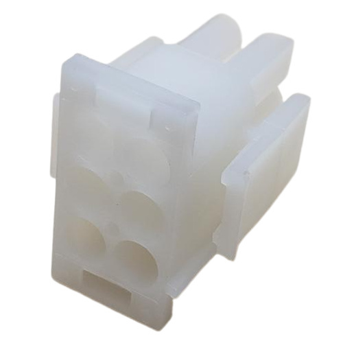 TE CONN 1-480704-0 CONNECTOR PIN & SOCKET 6 POS PLUG HSG NATURAL