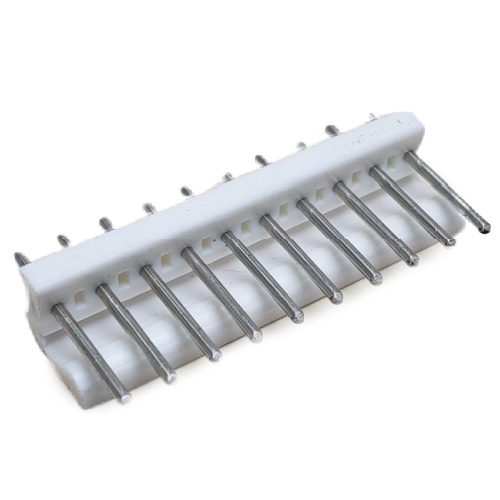 AMP 1-640388-0 CONNECTOR HEADER VERT 10 POS W/FIRCTION LOCK .156"P TIN NATURAL
