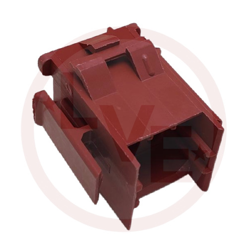 CONNECTOR 9 POS RECPTACLE HSG .165"P RED