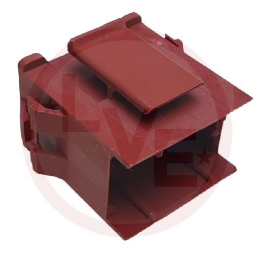 AMP 1-640513-0 CONNECTOR 15 POS RECPTACLE HSG .165"P RED