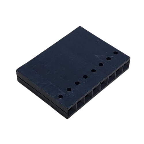 AMP 1-87499-3 CONNECTOR 8 POS RECEPTACLE HSG .100"P BLACK