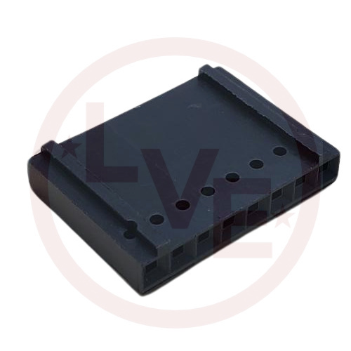AMP 102241-6 CONNECTOR HEADER 8 POS .100"P RECEPTACLE HOUSING BLACK