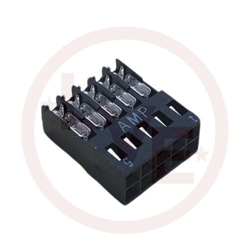 AMP 102694-3 CONNECTOR HEADER 10 POS RECEPTACLE .100"P IDC GOLD