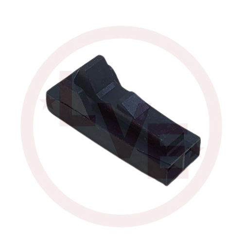 AMP 104257-1 CONNECTOR HEADER 2 POS RECEPTACLE .100"P BLACK