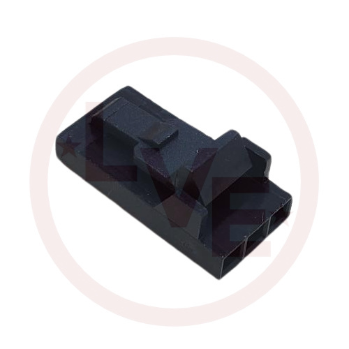 AMP 104257-2 CONNECTOR HEADER 3 POS RECEPTACLE .100"P BLACK