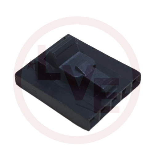 AMP 104257-4 CONNECTOR HEADER 5 POS RECEPTACLE .100"P BLACK