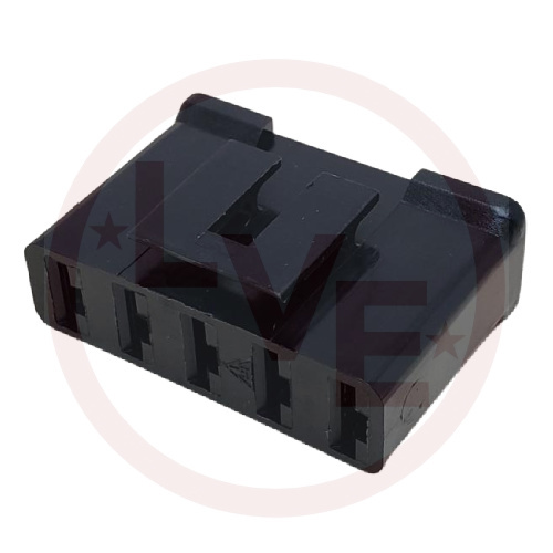 CONNECTOR 5 POS FEMALE PA6 BLACK