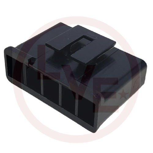 CONNECTOR 5 POS FEMALE PA6 BLACK