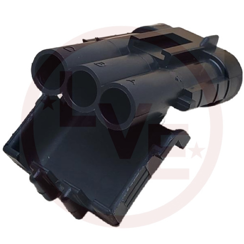PACKARD 12010717 CONNECTOR ML 3 POS W/P SEALED BLACK