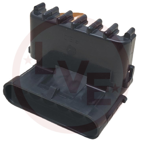 PACKARD 12010975 CONNECTOR 6 POS MALE W/P SEALED BLACK
