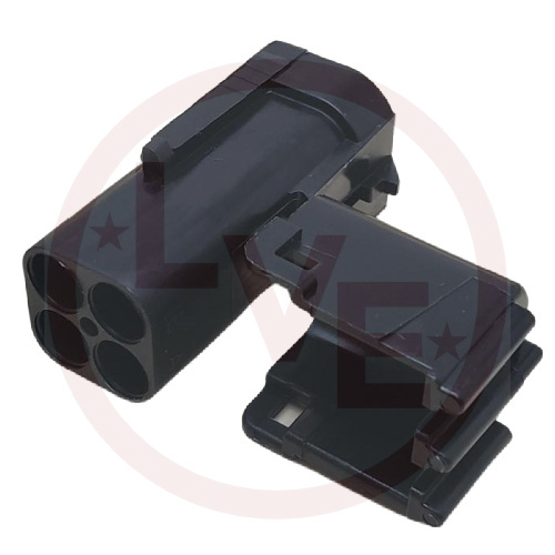PACKARD 12015024 CONNECTOR 4 POS MALE W/P SEALED BLACK