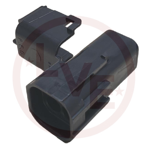 PACKARD 12015024 CONNECTOR 4 POS MALE W/P SEALED BLACK