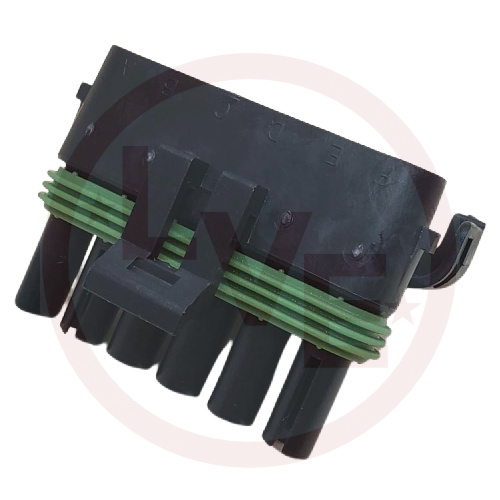 PACKARD 12015799 CONNECTOR 6 POS FEMALE ASM W/P SEALED BLACK
