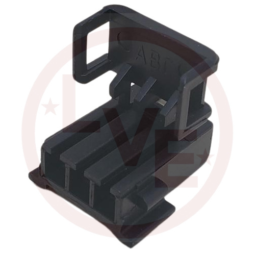 CONNECTOR 3 POS FEMALE UNSEALED M/P 280 SERIES BLACK