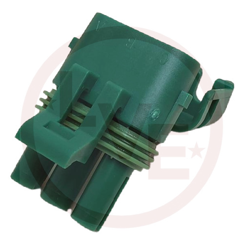 CONNECTOR 3 POS MALE W/P ASM GREEN