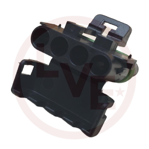 PACKARD 12020832 CONNECTOR 4 POS FEMALE ASM W/P SEALED BLACK