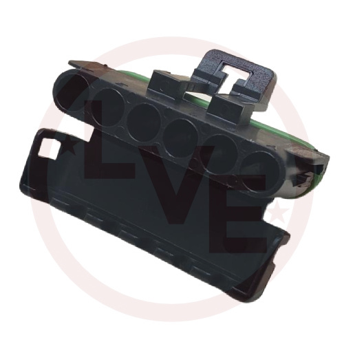 PACKARD 12020926 CONNECTOR 6 POS ASM W/P SEALED BLACK