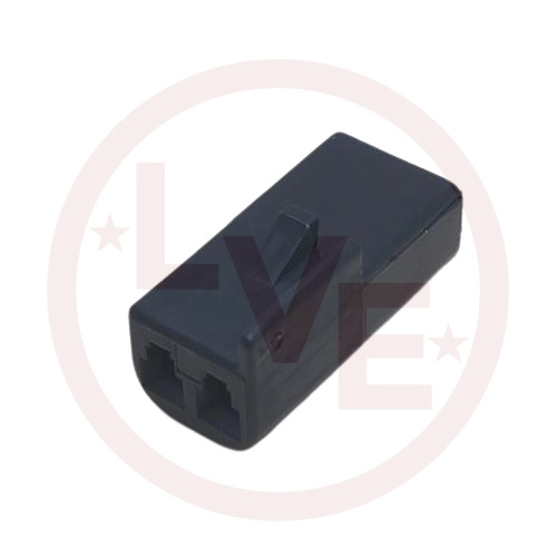 CONNECTOR 2 POS FEMALE M/P 150 SERIES BLACK