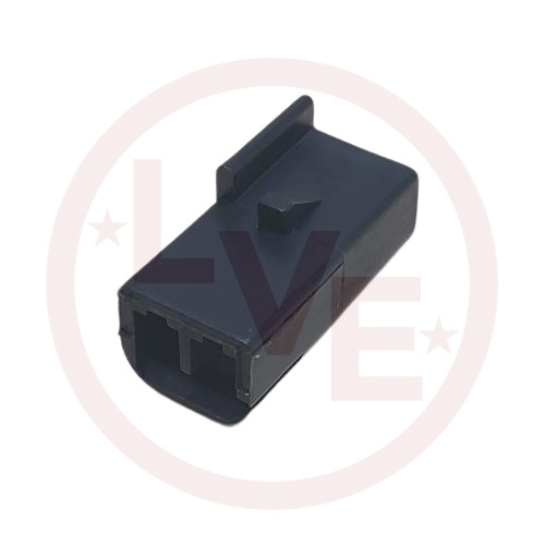 CONNECTOR 2 POS FEMALE M/P 150 SERIES BLACK