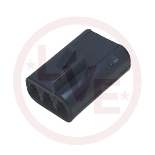 CONNECTOR 3 POS FEMALE M/P 150 SERIES BLACK