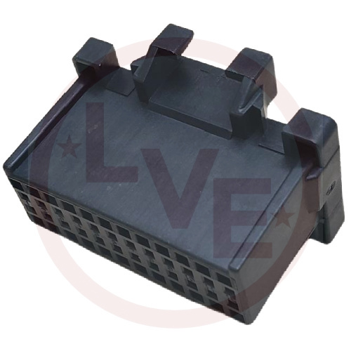 PACKARD 12047946 CONNECTOR 24 POS FEMALE MICRO-PACK 100 SERIES BLACK
