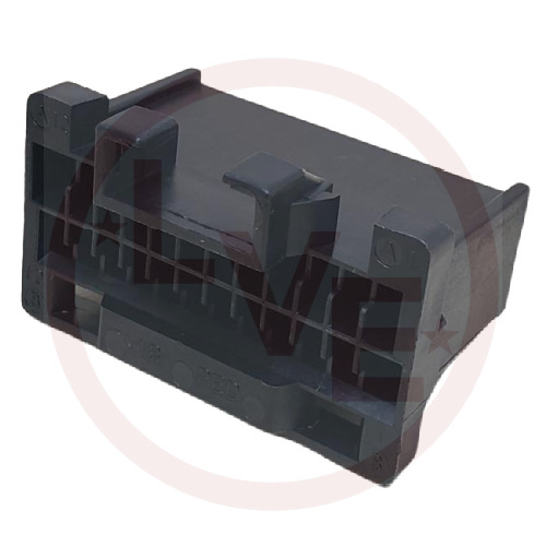 PACKARD 12047946 CONNECTOR 24 POS FEMALE MICRO-PACK 100 SERIES BLACK