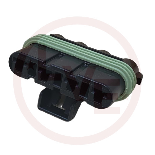 PACKARD 12048412 CONNECTOR 4 POS FEMALE ASM M/P 480 SERIES BLACK