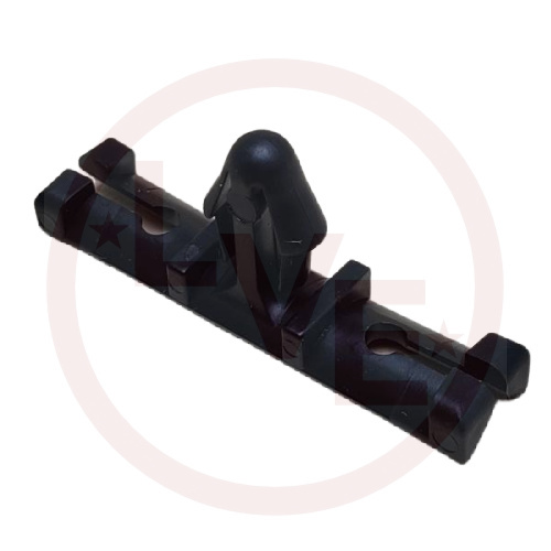 PACKARD 12052743 CONNECTOR CLIP TAPE ON ROSEBUD BLACK 6.35MM DIA