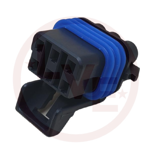 PACKARD 12052848-B CONNECTOR 6 POS FEMALE ASM METRI-PACK 150 SERIES BLACK