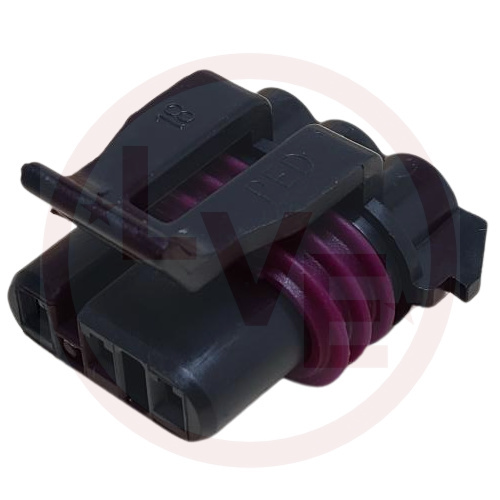 CONNECTOR 3 POS FEMALE METRI-PACK 150 SERIES BLACK