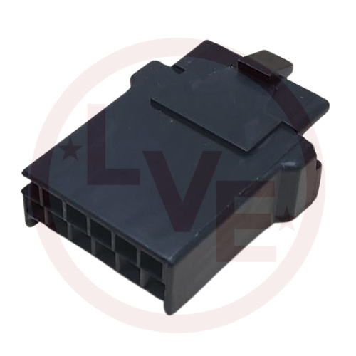CONNECTOR 6 POS FEMALE MICRO-PACK 100 SERIES BLACK