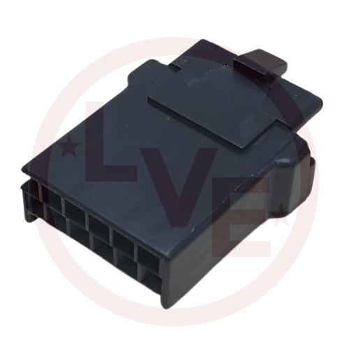 PACKARD 12064993 CONNECTOR 6 POS FEMALE MICRO-PACK 100 SERIES BLACK