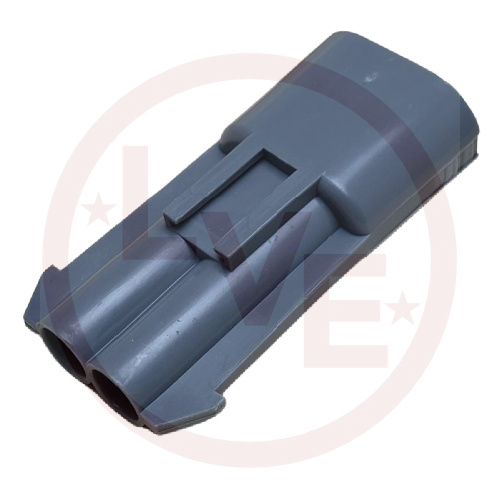 PACKARD 12084166 CONNECTOR 2 POS MALE METRI-PACK 280 SERIES GRAY