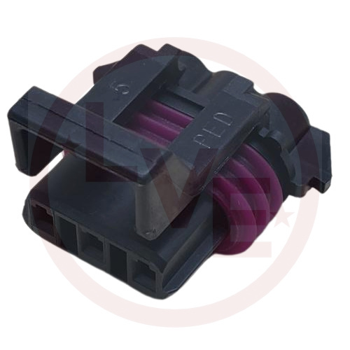 CONNECTOR 3 POS FEMALE METRI-PACK 150 SERIES BLACK ASM