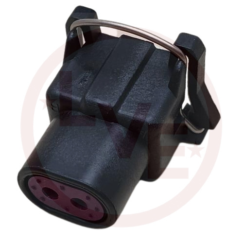 PACKARD 12129140 CONNECTOR 2 POS FEMALE METRI-PACK 280 SERIES BLACK ASM