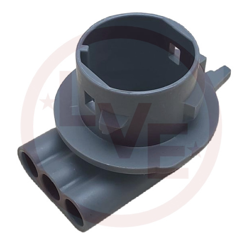 CONNECTOR 3 POS LAMP SOCKET ASM C2 BSE GRAY