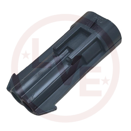 PACKARD 12162000 CONNECTOR 2 POS MALE METRI-PACK 150 SERIES BLACK